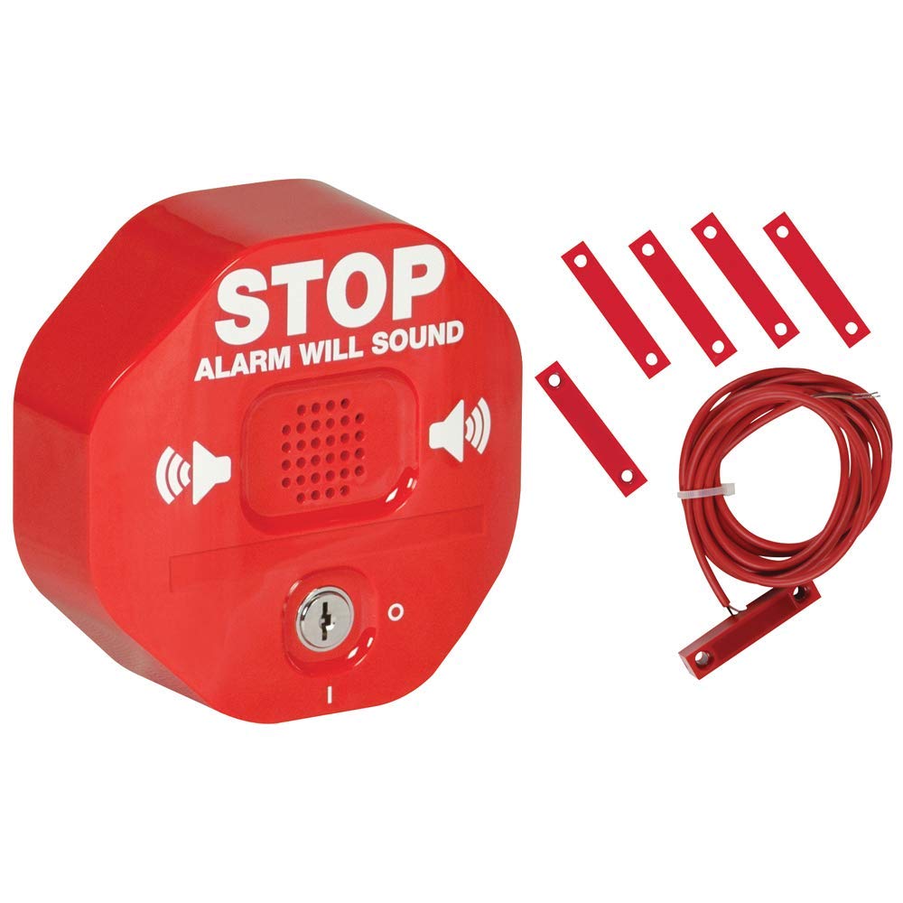 Safety Technology International, Inc. STI-6402 105 dB Exit Stopper Multifunction Door Alarm for Doub