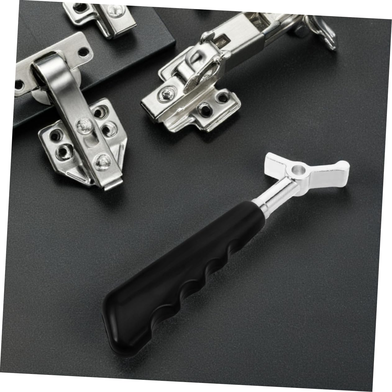 Levier de Machine à Glace Noir, Lot de 2 Pièces, Plastique Métal