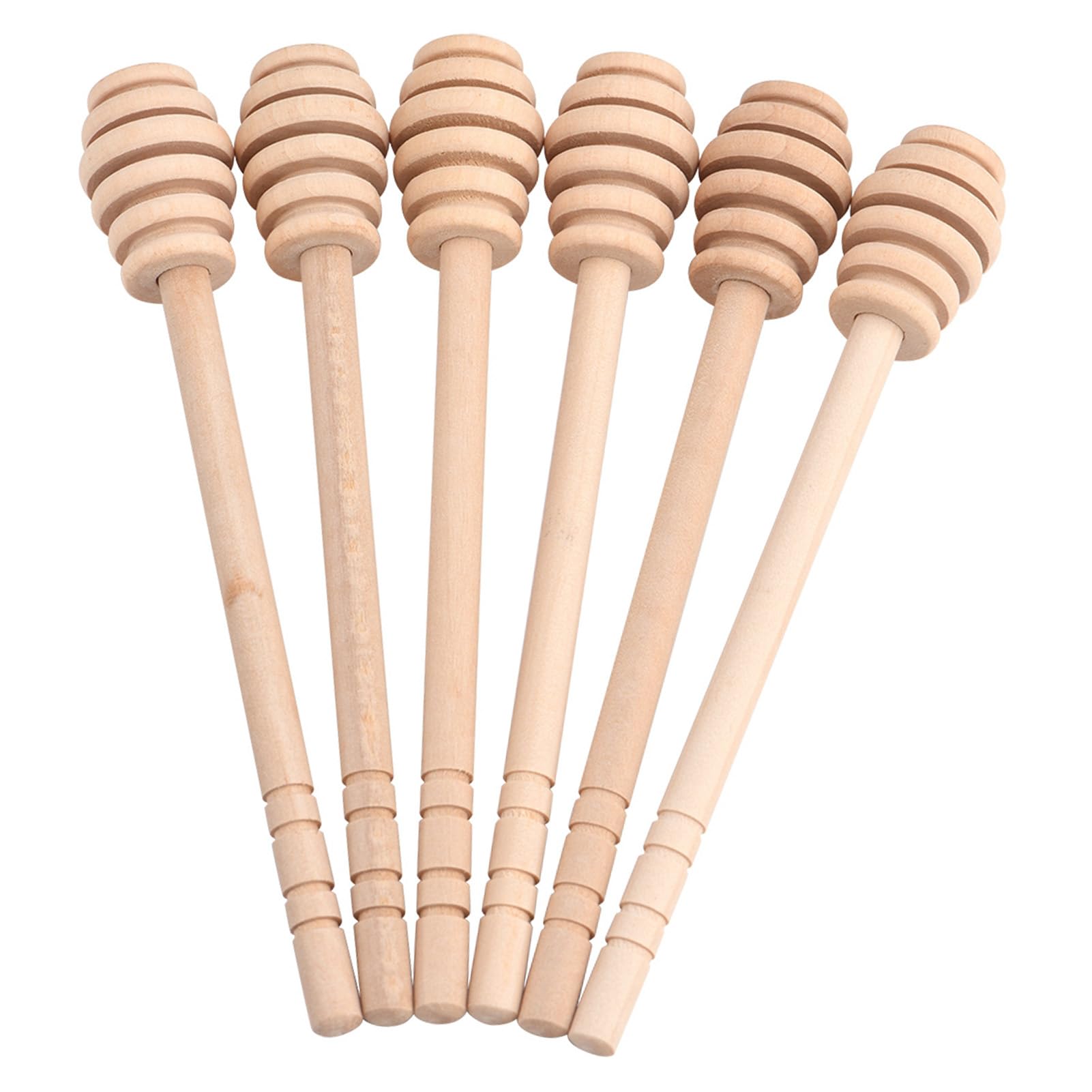 Honiglöffel-Set aus Holz für die Drizzling Collection, Küchenutensilien aus Holz (Nehmen Sie Honey King Slotting 16CM)