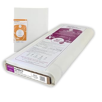 HeatnBond Lite Iron-On Adhesive, 17in x 35yd Bolt with 2 Pressing Sheets