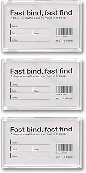 Amazon | mon・o・tone 名刺サイズのネームプレート3枚セット