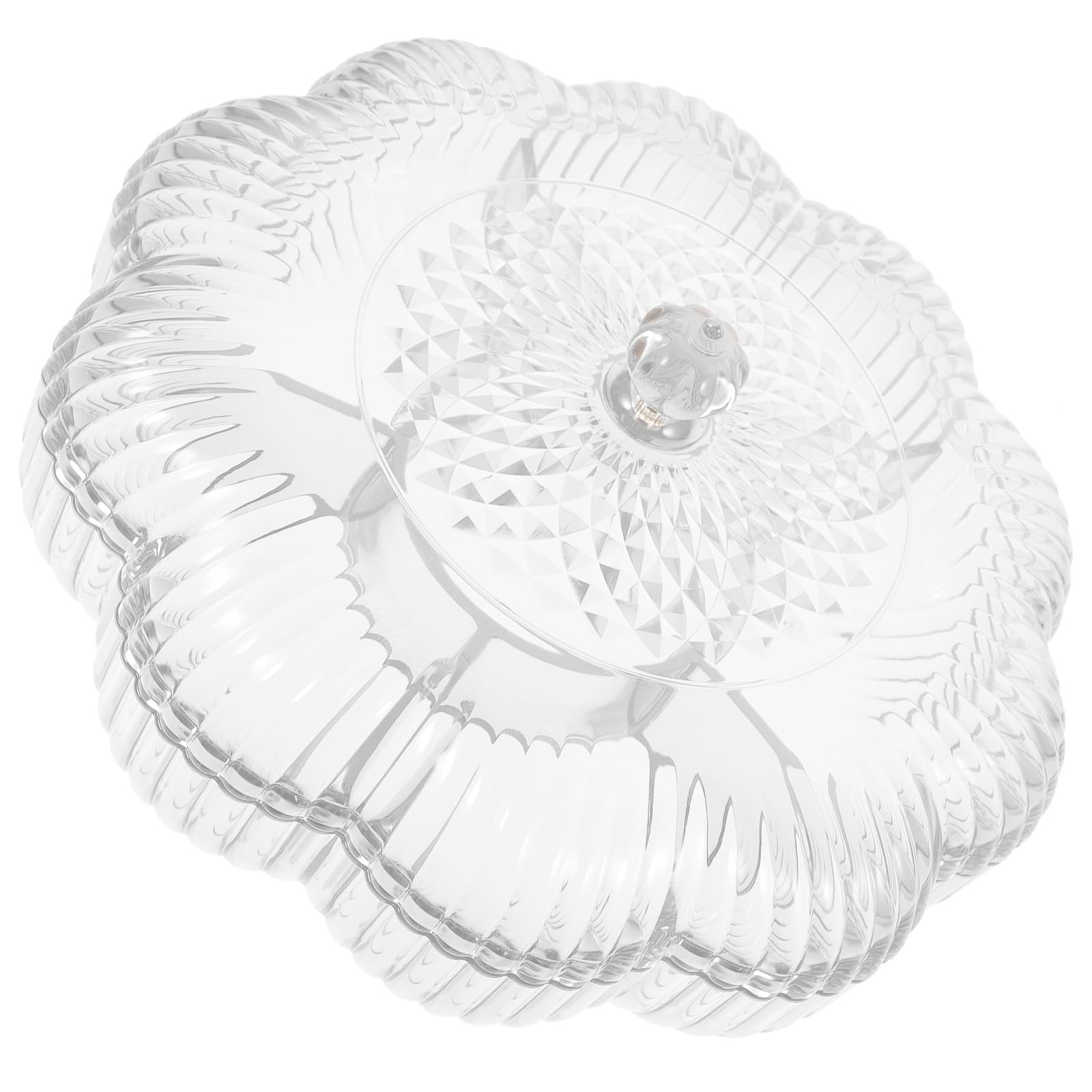 SOLUSTRE Bandeja Dividida para Servir Snacks con Compartimentos Reutilizable Floral para Fiestas y Almacenamiento de Frutas y Dulces Multifunción Hogar