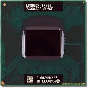 Intel Core T7200 Intel CoreTM2 Duo, 2 GHz, Sockel 478, 65 nm, 667 MHz ...