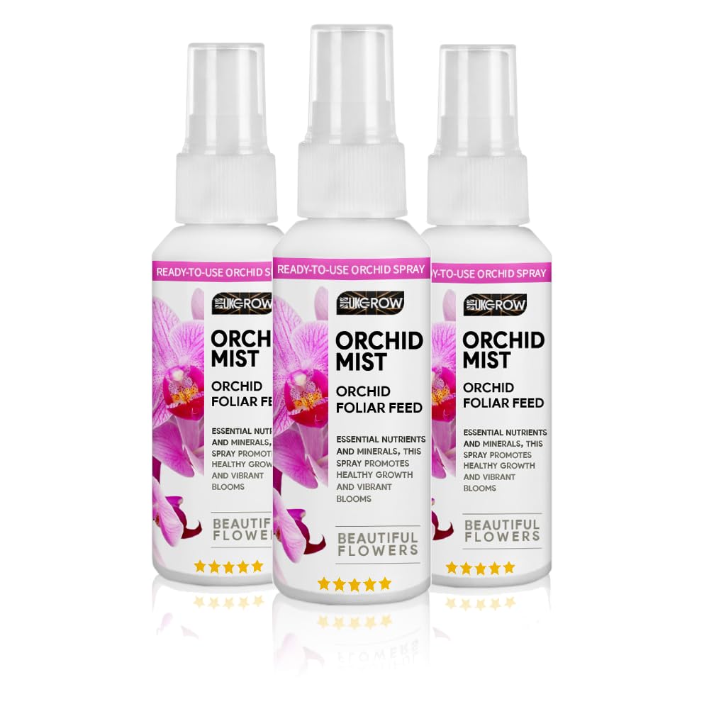 UKGROW Orchid Elixir: 50ml Ultimate Nutrient Mist - Vibrant Growth & Bloom Booster
