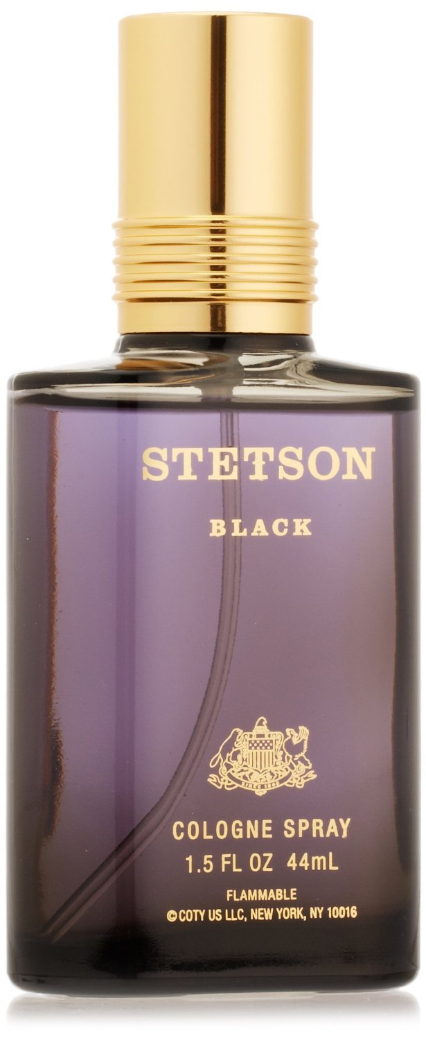 StetsonBlack Cologne By Coty For Men. Cologne Spray 44ml / 1.5-Ounces (Pack of 2)