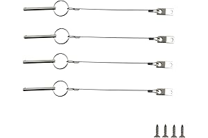 Bimini Top Pins with 1/4" Quick Release - (Pack of 4) -...