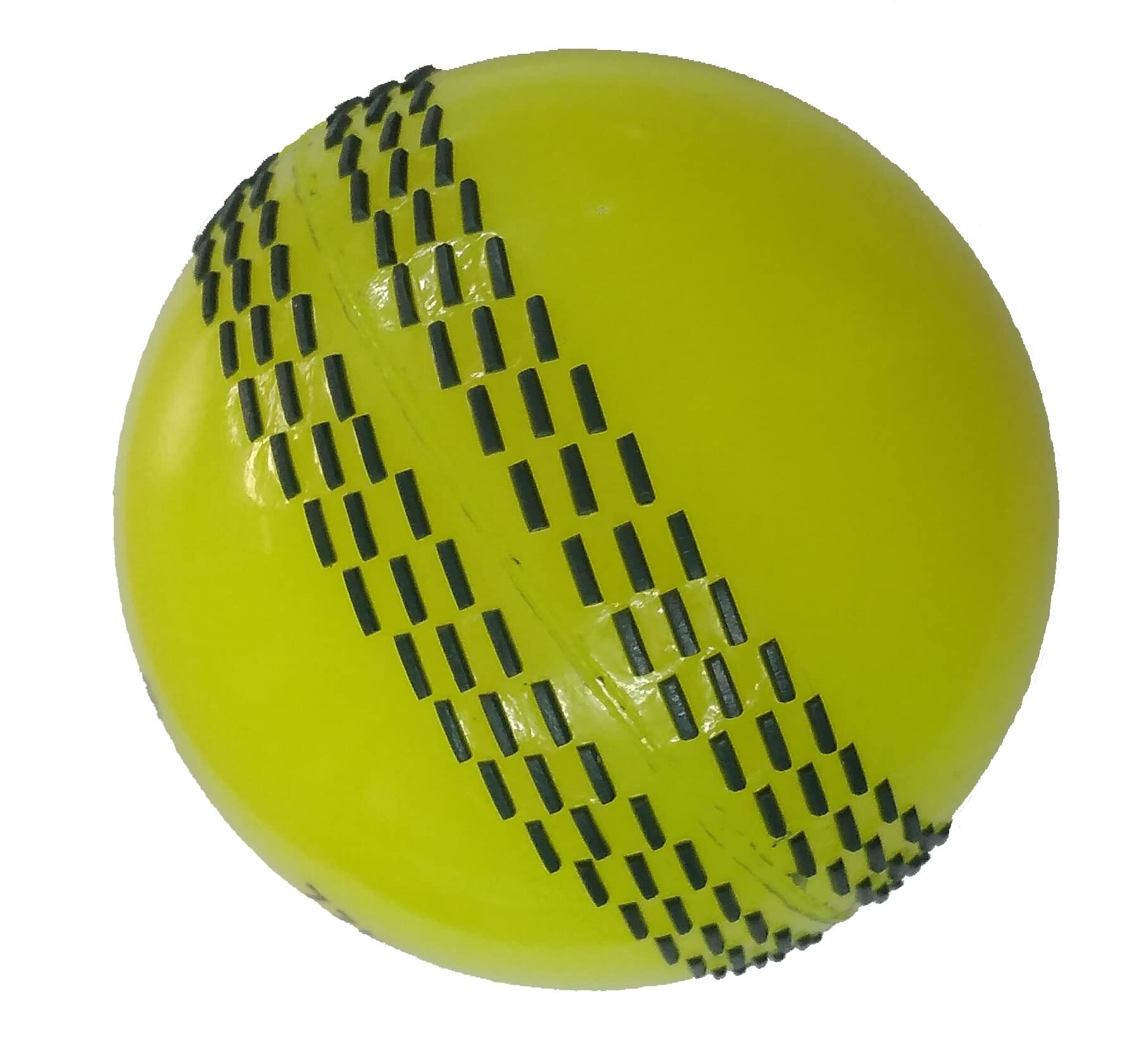 Tima Sports Fun Poly Hard Synthetic Red Cricket Ball (Yellow Pack of 2) 4