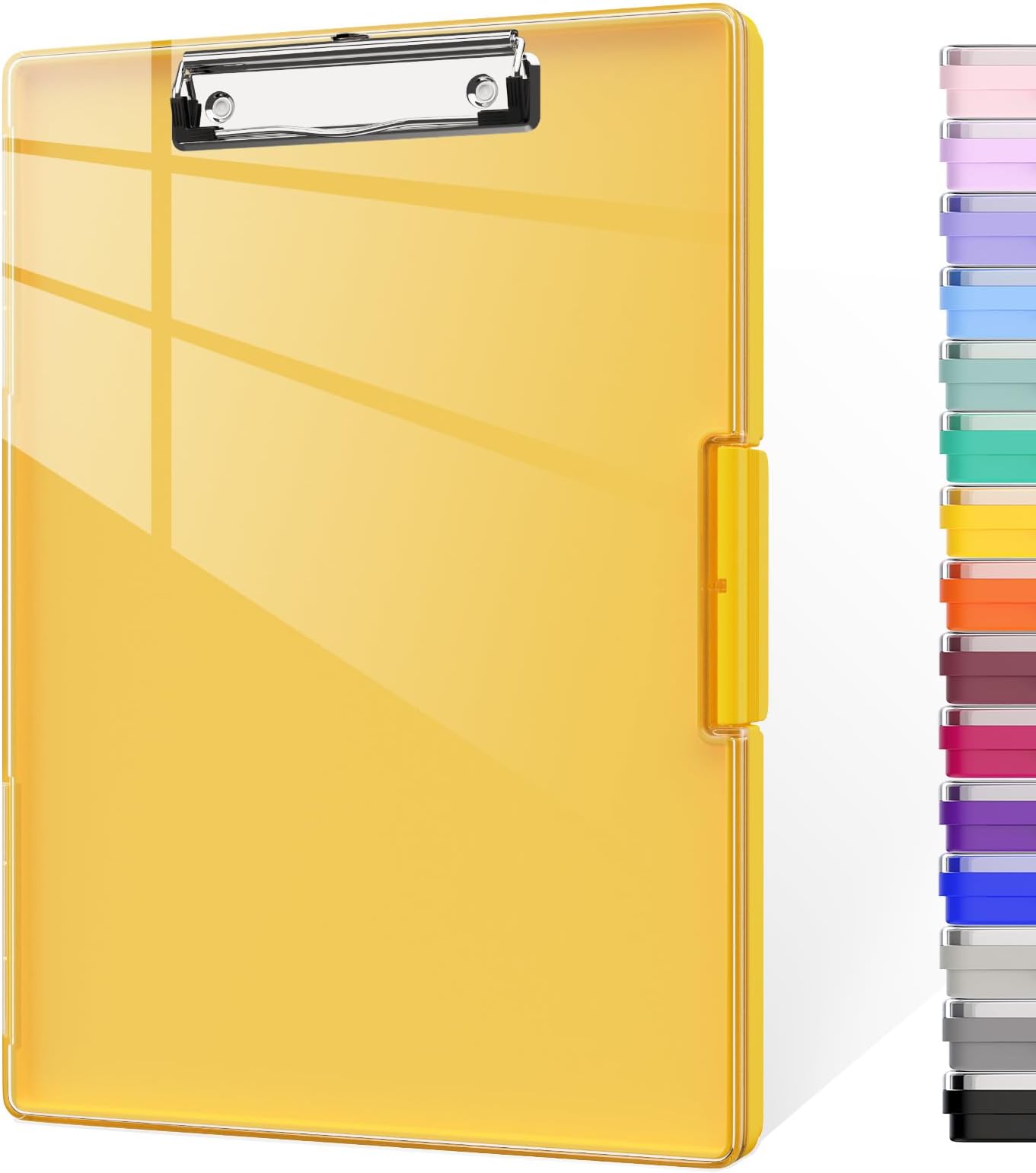 Piasoenc Clipboard with Storage, 8.5x11" Clip Boards with