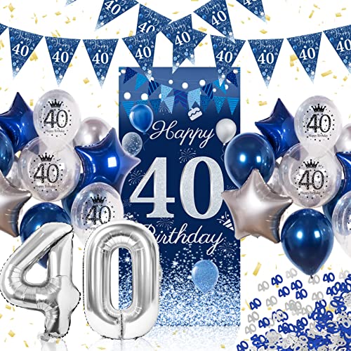 Versatile - rendi le tue decorazioni 40 anni compleanno impressionanti e allegre con il nostro kit di striscioni 40° addobbi compleanno. Pratico e ideale per decorare il 40° compleanno di uomini e donne. Se avete domande sul prodotto prima o dopo l'acquisto, non esitate a contattarci e vi risponderemo al più presto entro 24 ore.