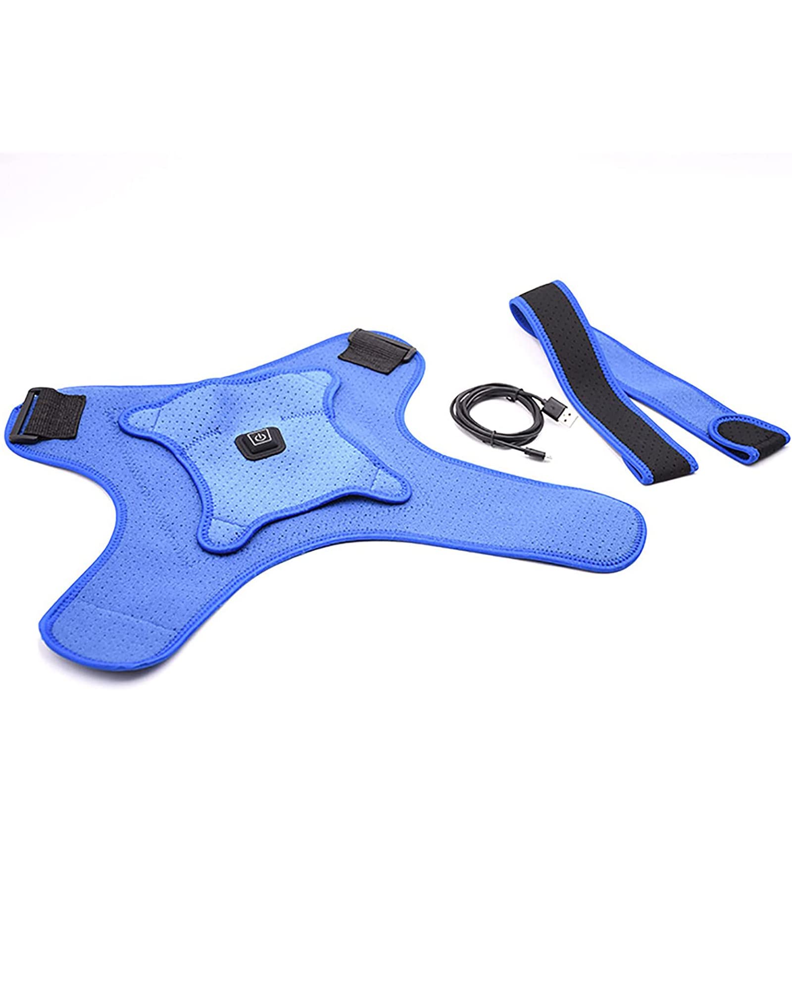 Przenośny podgrzewany stabilizator barku USB elektryczny stabilizator barku poduszka grzewcza regulowany owijka kompresyjny mankiet rotacyjny łagodzący ból