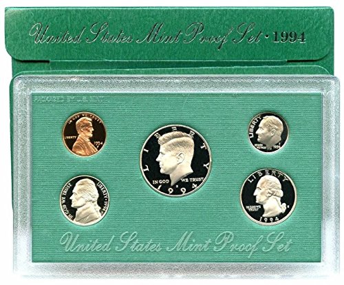 1994 S US 5 Piece Set Proof in Original Packaging from US Mint Proof