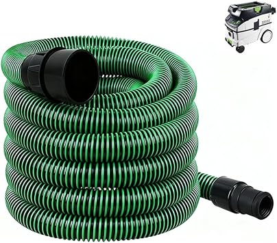 Dust Extractor Hose D27/32x10M For Festool Vacuum Suction Hose, Compatible With Festool Ct 26/36/48 Ct 15/25 Ct Mini and Ct Midi Vacumm, Suitable for Sanders, Track Saw And Other Power Tools, 10M