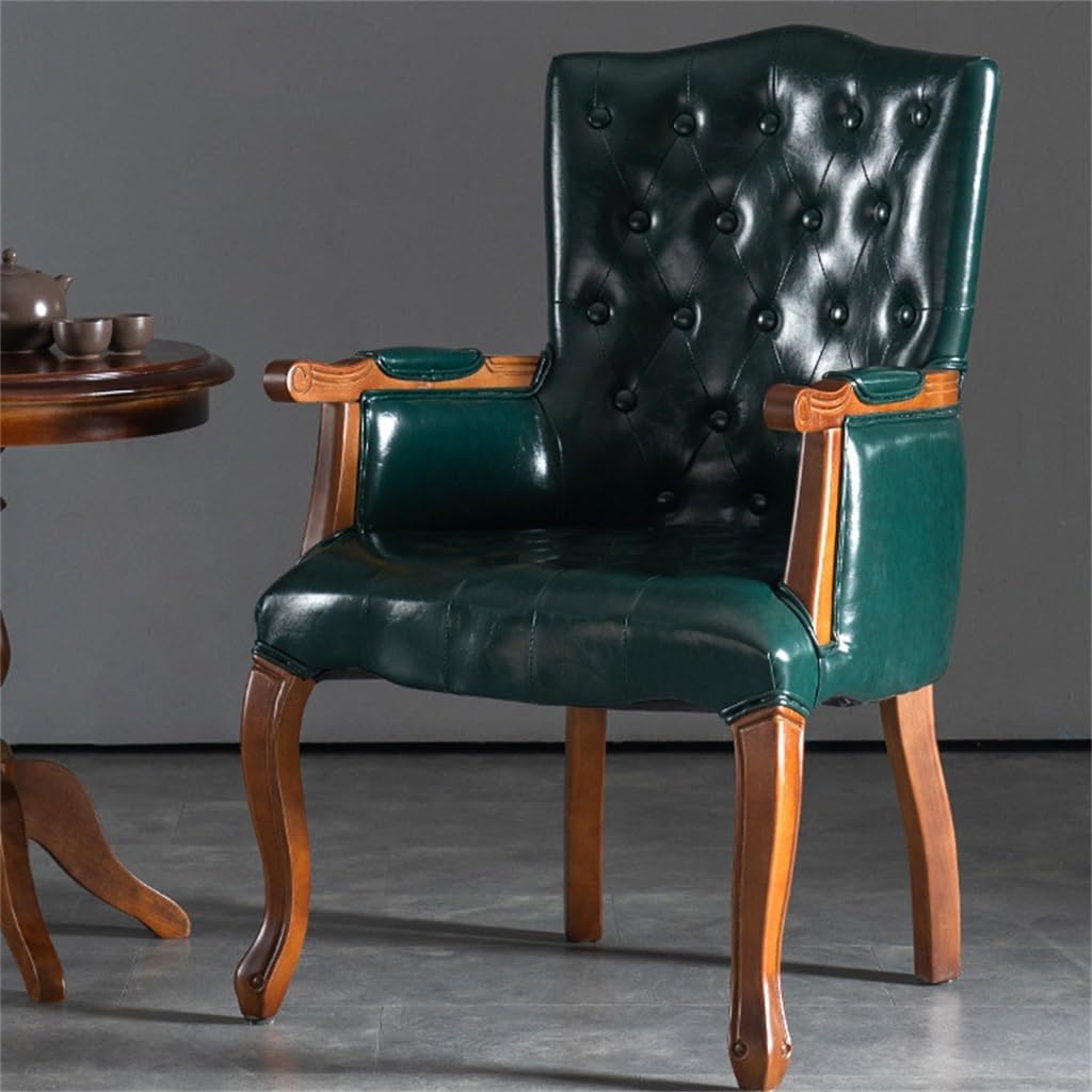 Study Chair Retro Old Single Dining Cafe Leisure Computer Armrest Tiger