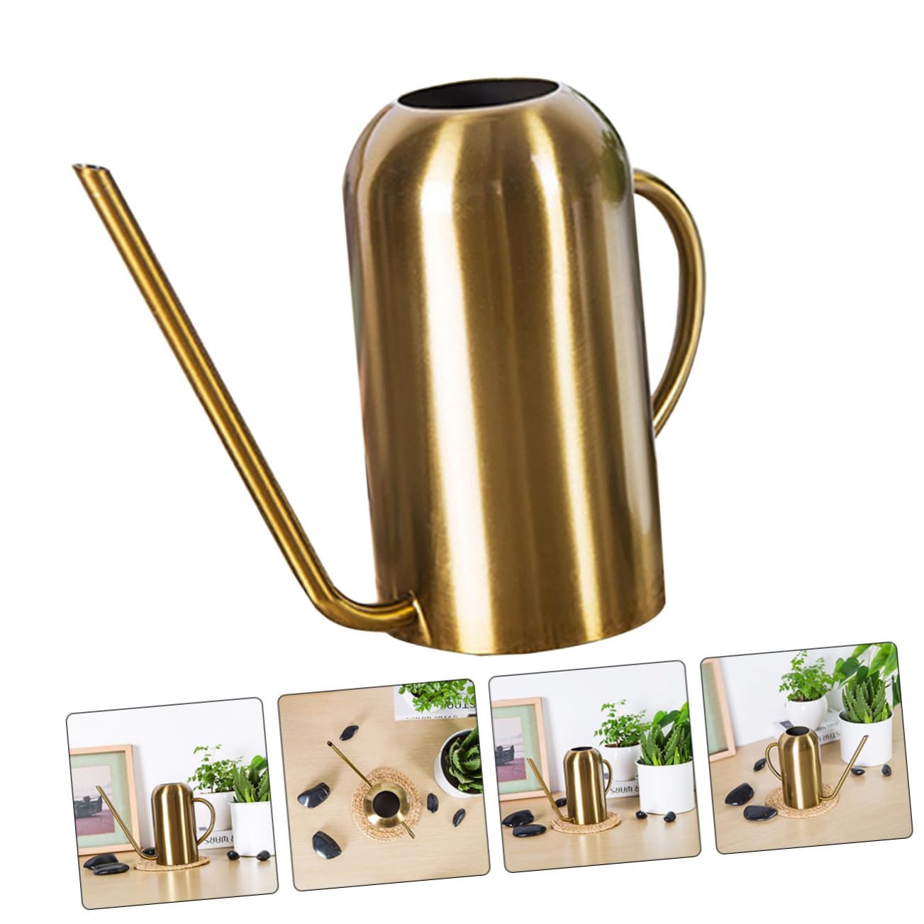Edelstahl Gießkanne Mit Lange Spitze Metall Garten Gießkanne Ausgewähltes Material Passende Größe Für Kleine Kinder Sanftes Ausgießen Stabiler Stand Einfaches Wasser Einfüllen
