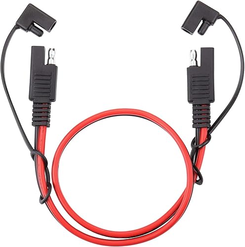 iGreely Cable de extensión SAE 14AWG SAE a SAE, cable de extensión de desconexión rápida, conector SAE para panel solar, batería, motocicleta,