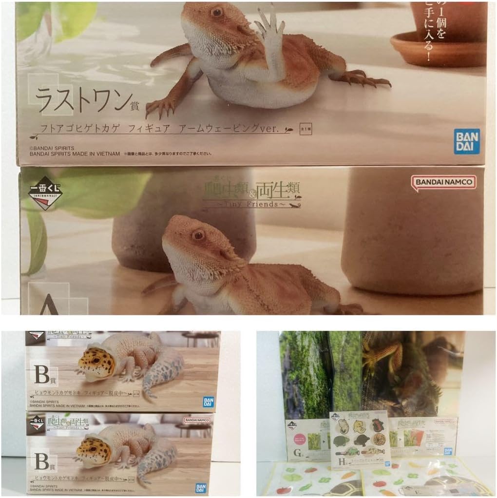 爬虫類一番くじ A賞 B賞 ラストワン賞 他複数 ローソン】超リアル