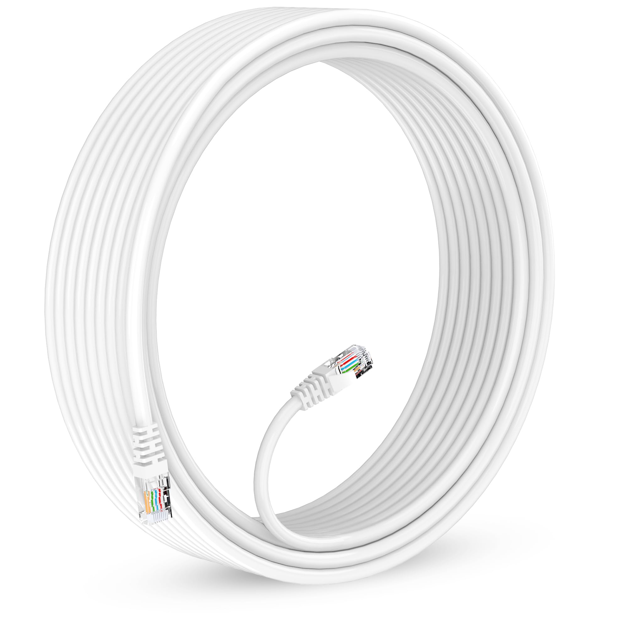 Sounce Cat6 Ethernet Cable 15-Meter-High Speed 550MHZ / 10 Gigabit Speed UTP LAN Cable Network Cable Internet Cable RJ45 Cable LAN Wire, Patch Computer Cord Gigabit Category 6 Wires for Modem Router — Amazon image 8