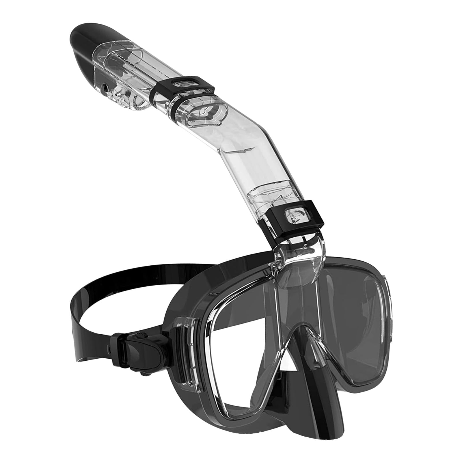 Kit de snorkel negro para disfrutar de la playa en tus vacaciones de verano 5
