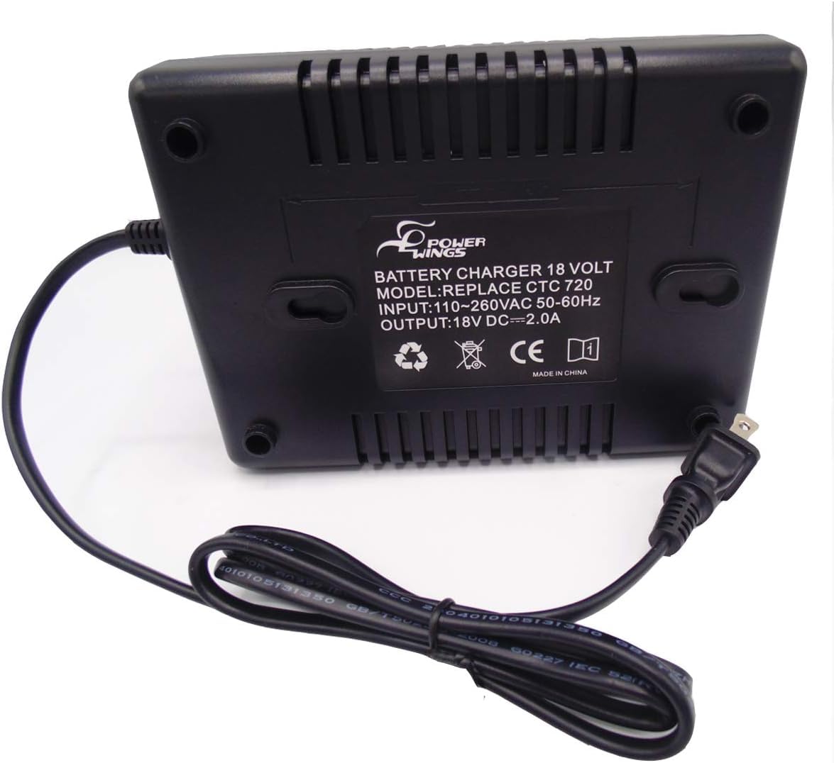 Chargeur CTC720 CTC131 de rechange pour chargeur à clipser 18 V CTB8185 CTB8187 CT7850 CDR7850H CTL7850 CTB7185 Batterie Li-ion