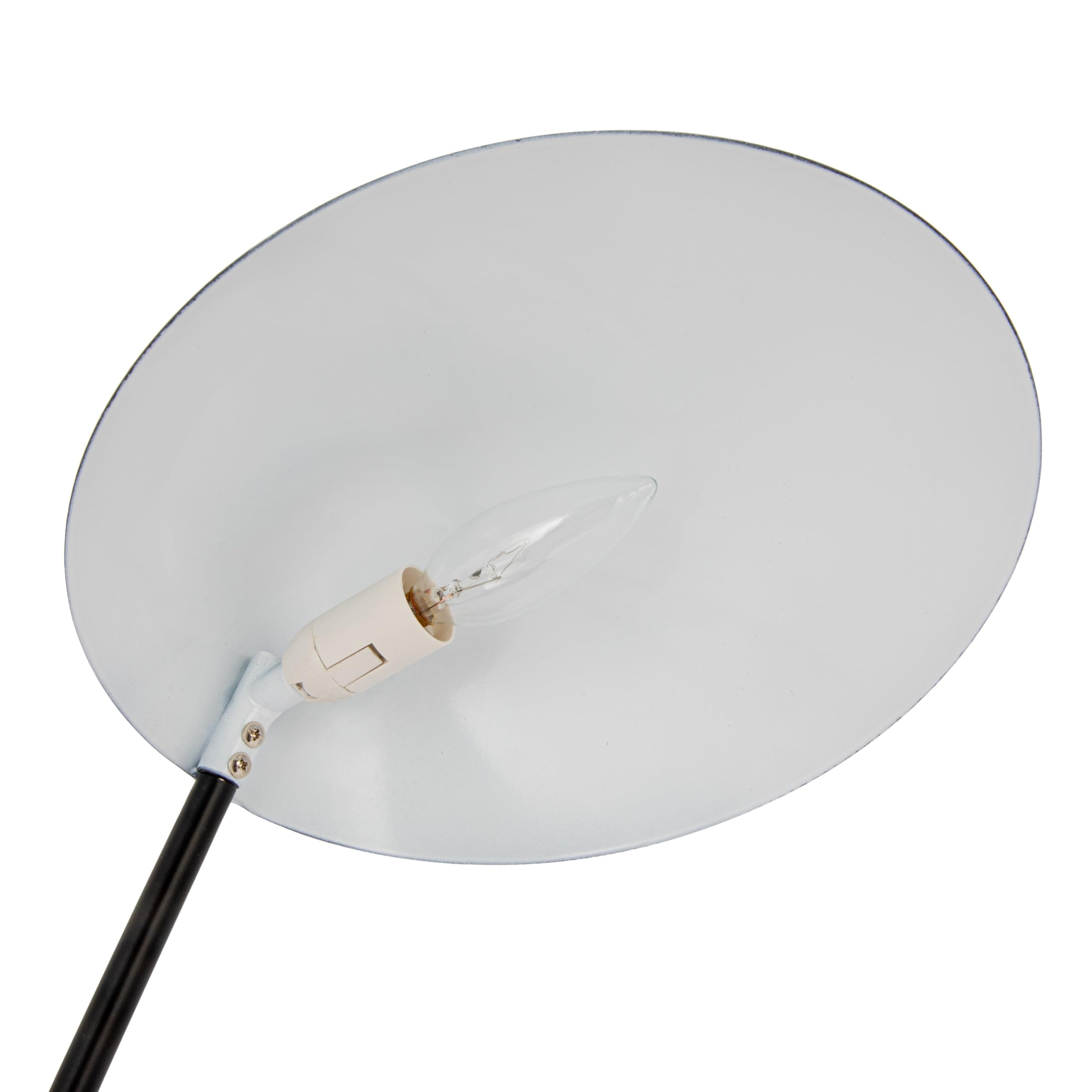 Creative Co-Op Metal Table Lamp with Inline Switch, Black Finish