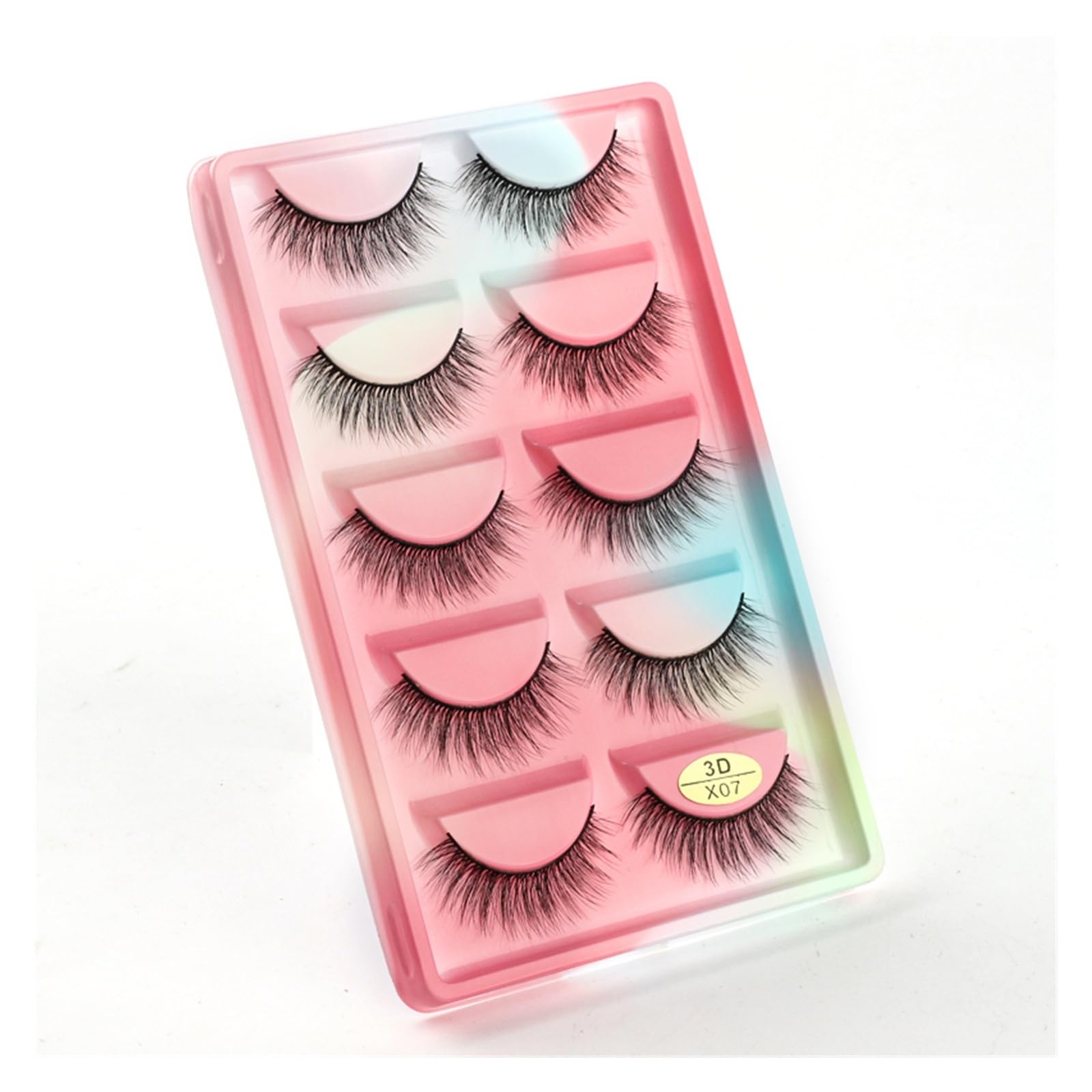 UAMOU 10 50 100 Boxes Mink Eyelashes Fluffy 3D Mink Lashes Makeup Natural Long Volume False Eyelashes Bulk