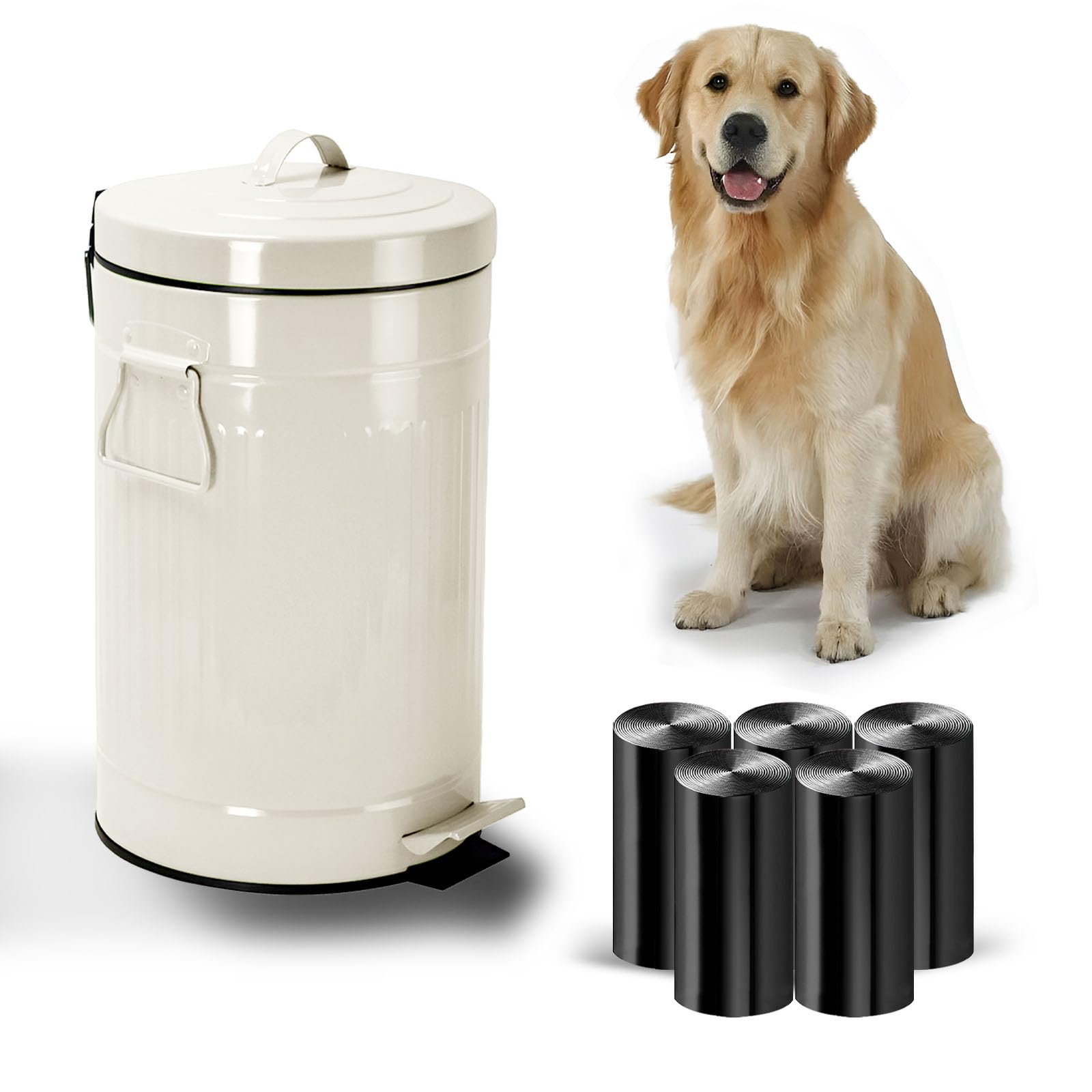 Amazon.co.jp: Uppcasir 犬用うんちゴミ箱 屋外 12L 犬用排泄物ゴミ箱
