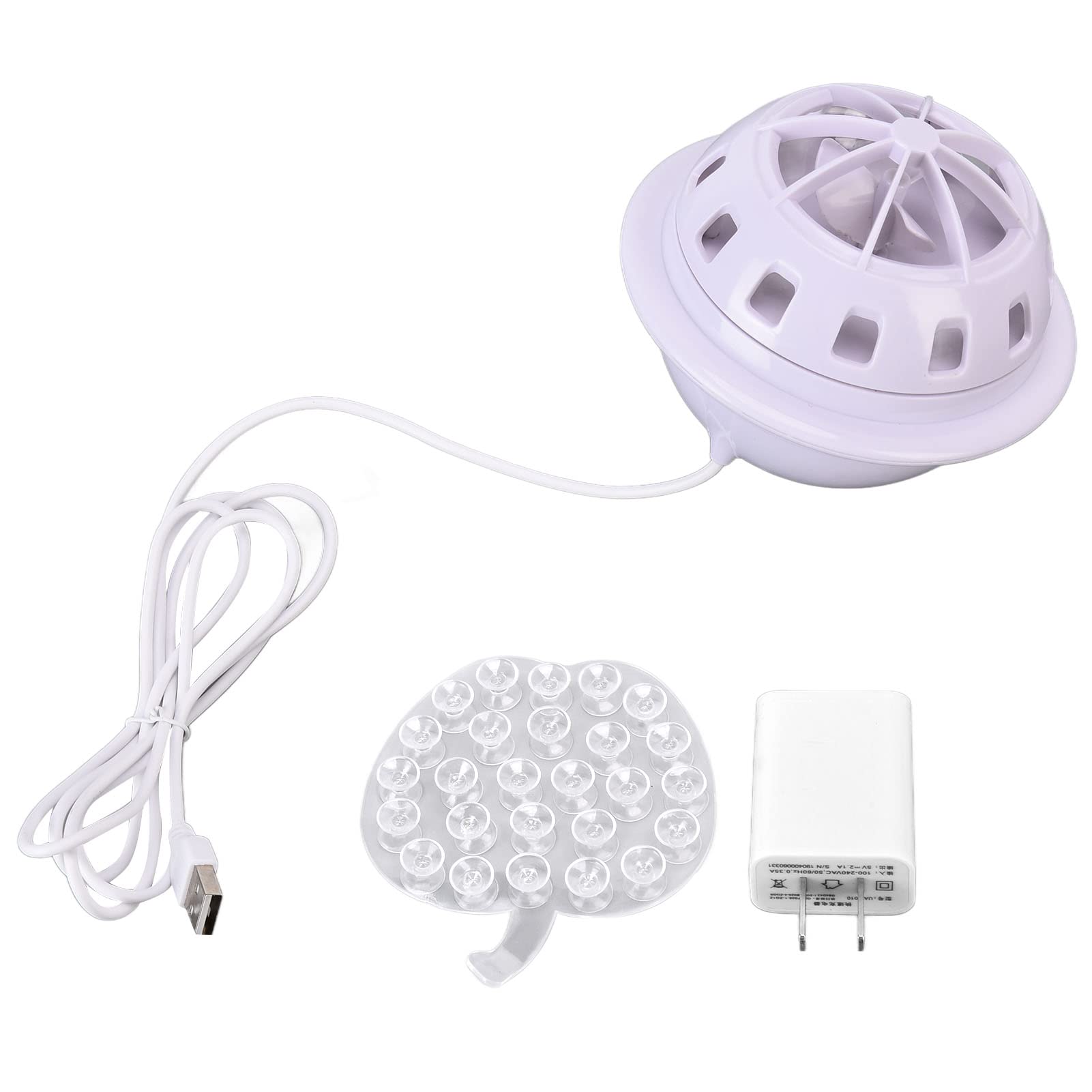 Mini Lavastoviglie Ad Ultrasuoni, Leggero e Portatile, Alimentato USB, Efficiente e Risparmio nel Tempo, per Viaggi per la Casa, Sala Universitaria, Appartamento (WHITE)