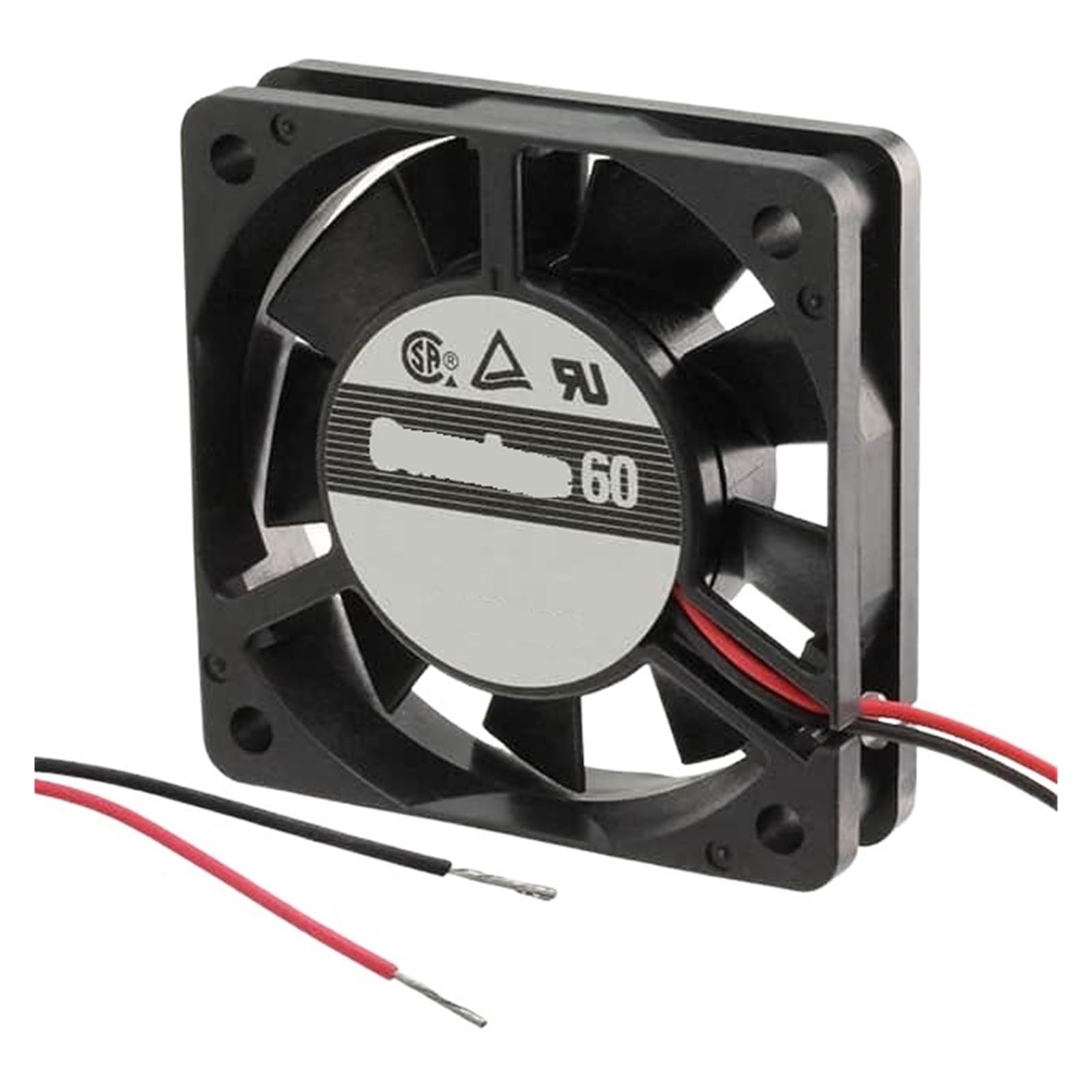 Lzikkgki One Color 109P0612s702 12Vdc Fan 60X60x15mm 1.8W 2Wire 5000Rpm