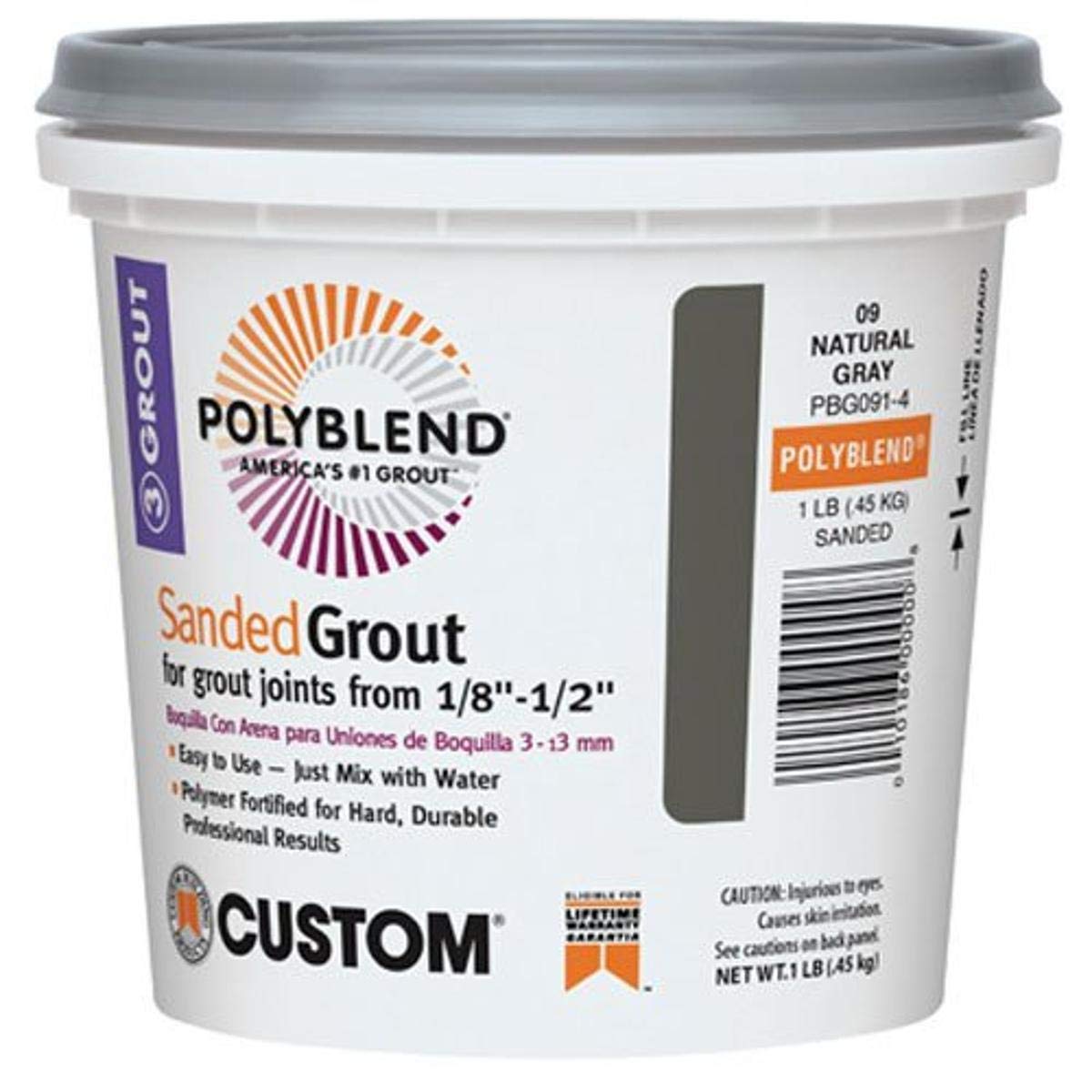 CUSTOM BLDG PRODUCTS PBG1221-4 Linen Sanded Grout