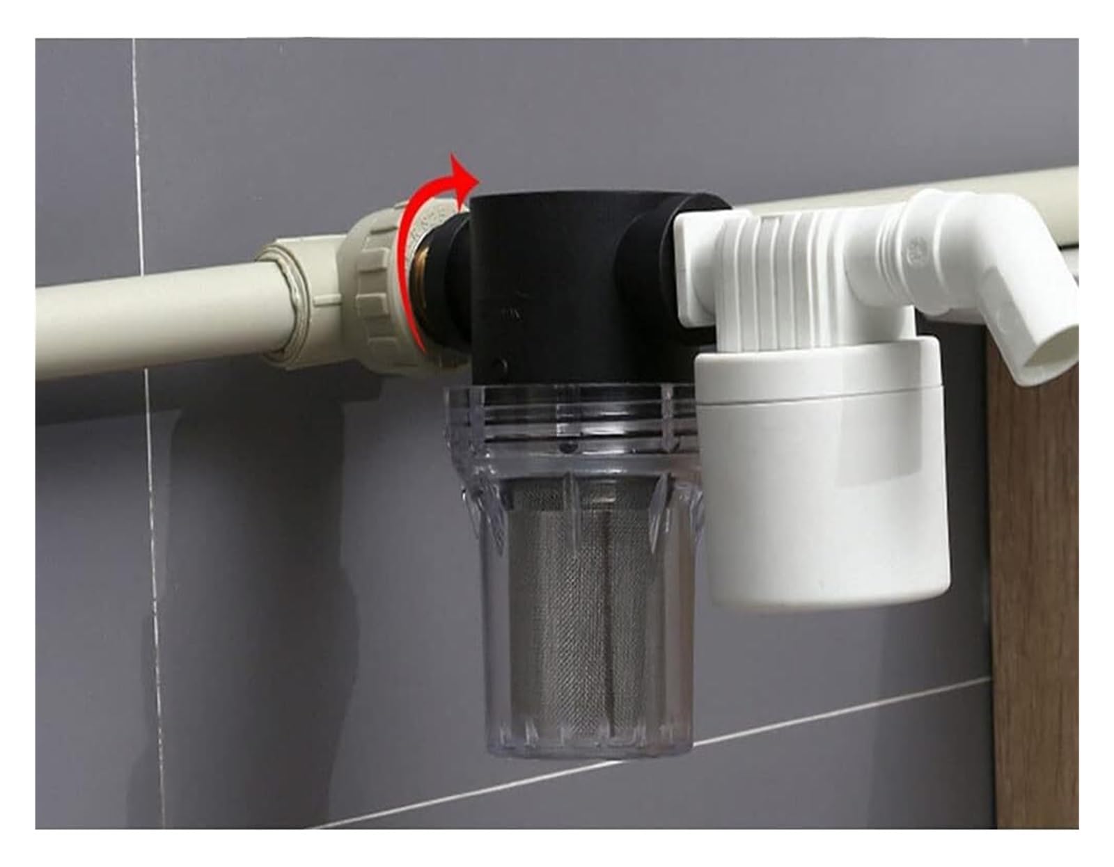 Garten-Wasser-Vorfilter, Vor, Kunststoff-Wasserpumpe, Bewässerung mit hohem Durchfluss(Pre Filter (6 Minutes 250 Mesh))