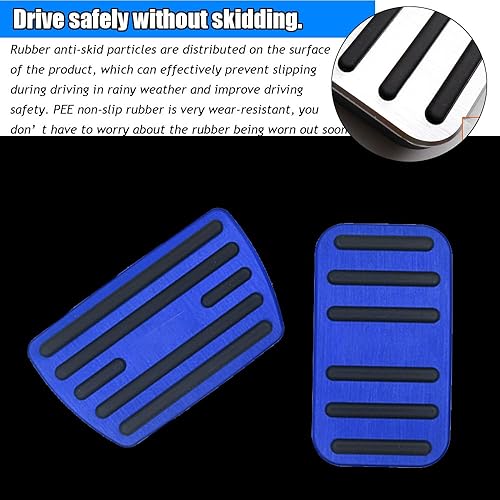 Miniatura 3 de Kakash Accesorios interiores personalizados para Honda 10th Accord 2018 2019 2020 2021 2022 aleación de aluminio cubiertas de pedal de acelerador de