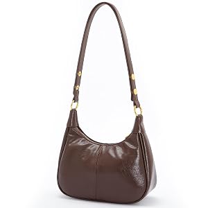 Shoulder Bags for Women Small Hobo Bags Crescent Shaped Cute Retro Tote Handbag Mini Clutch Purse with Zipper