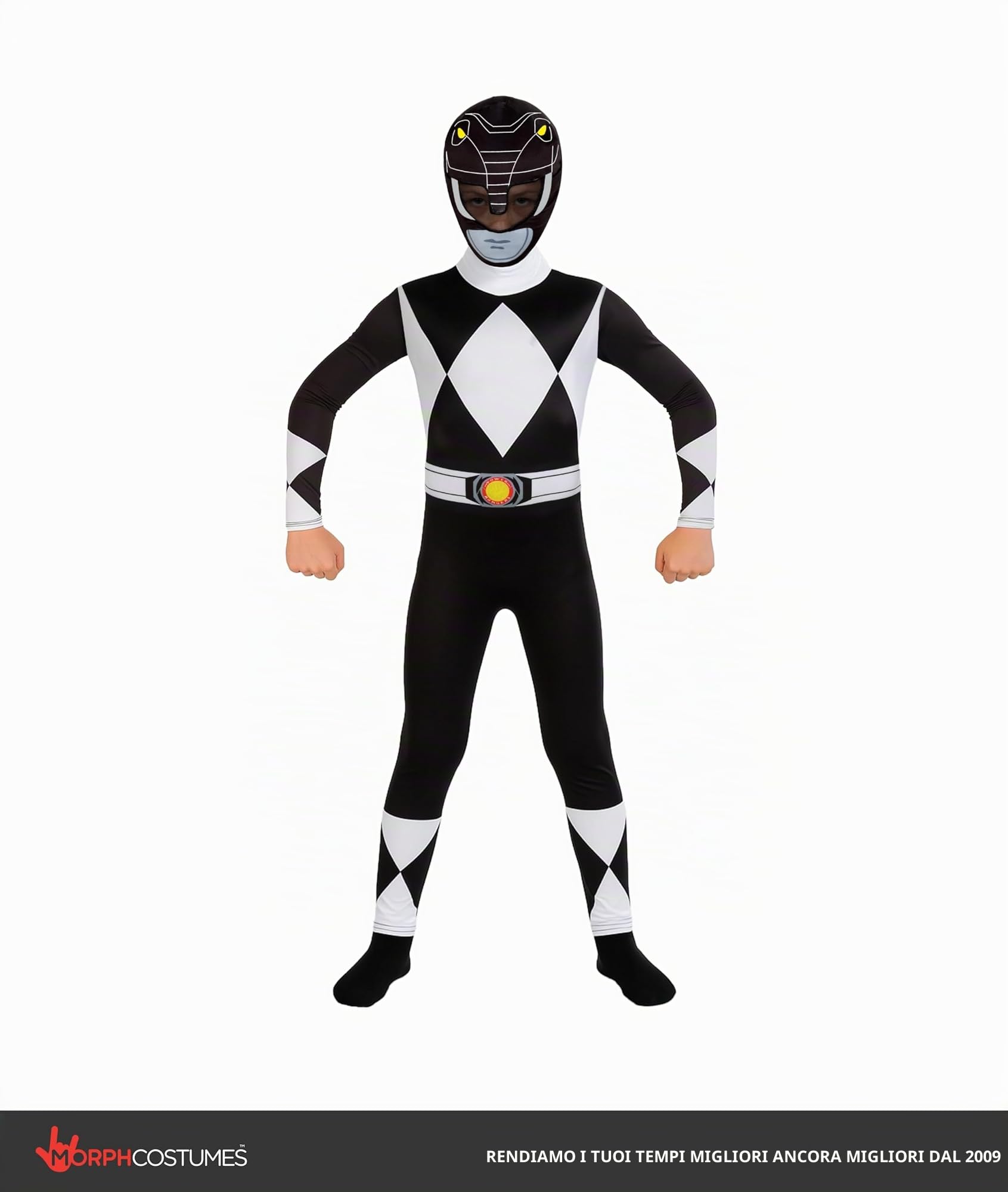 Morphsuits Costume Power Rangers Bambino, Tuta Halloween Bambino