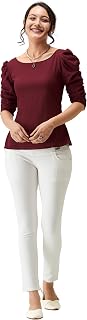 AASK Casual Solid Women Top Price In India