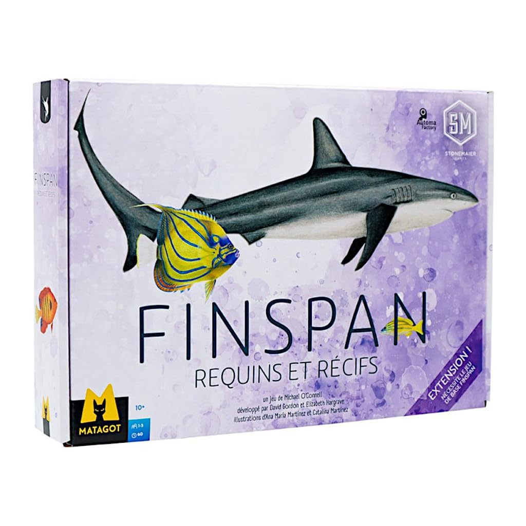 Finspan Squali e Barriere - Estensione Gioco da tavolo Strategia Oceano FR