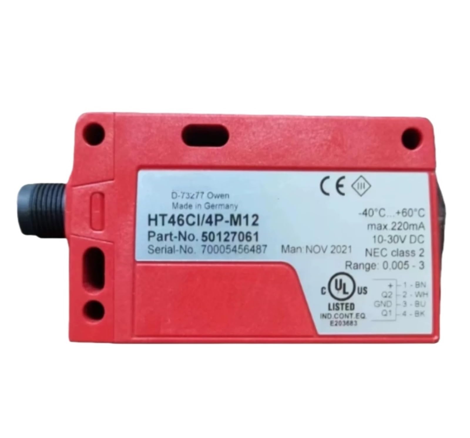 WQGQPXOB HT46CI 4P-M12 photoelectric Switch