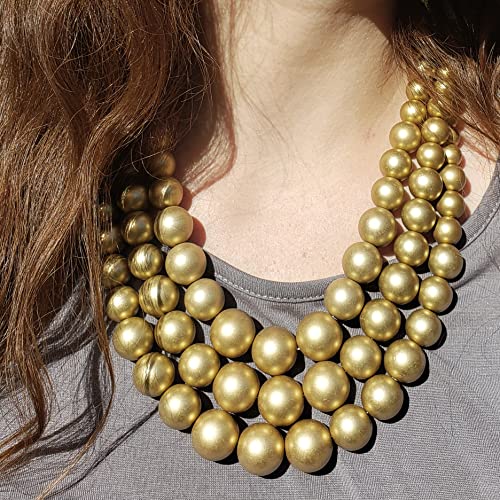 Rosemarie-Jubalee-Womens-3-Colorful-Multi-Strands-Simulated-Pearl-Necklace-And-Earrings-Jewelry-Gift-Set-183-Extender