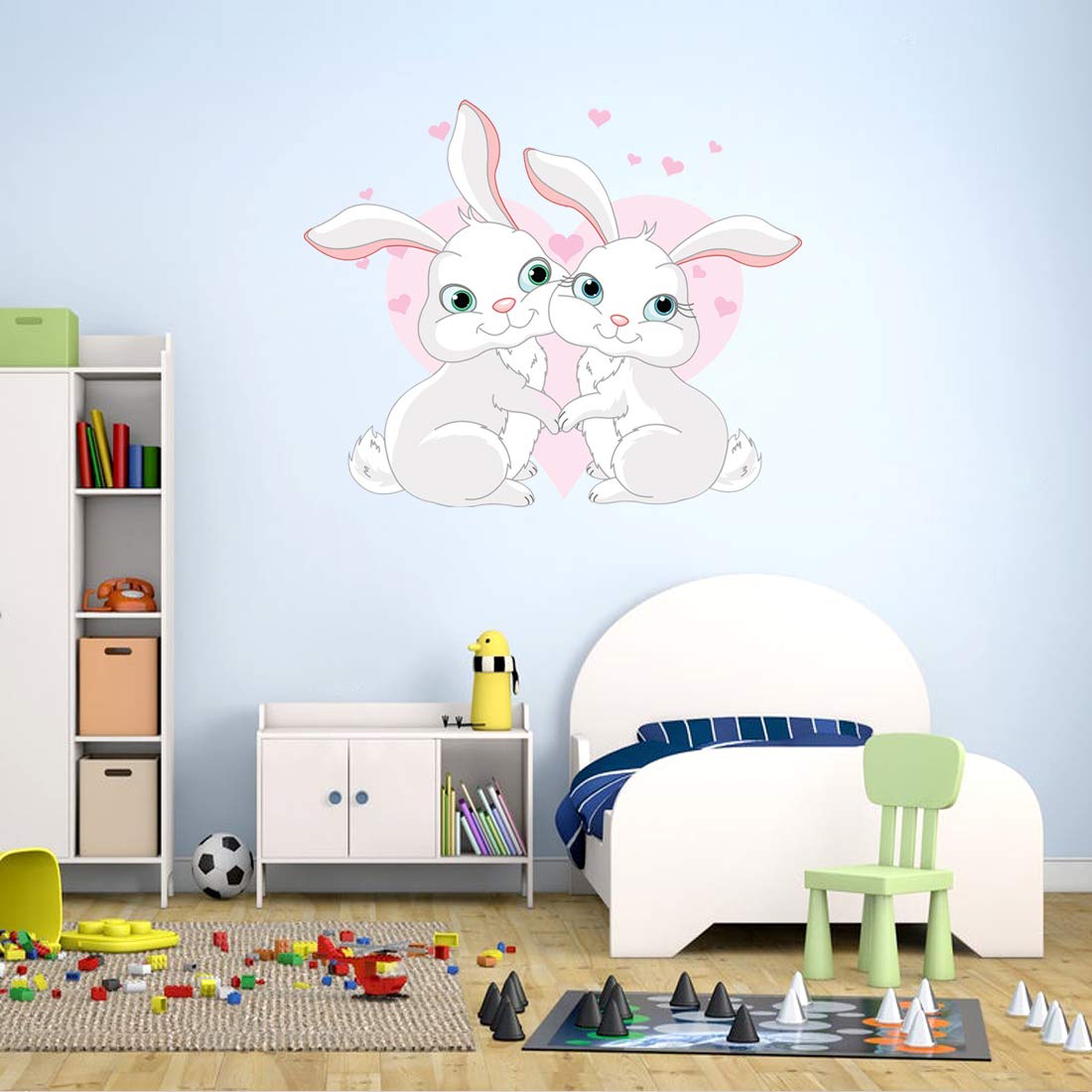 Rangoli White Glossy Vinyl Wall Sticker Premium Self-Adhesive Waterproof Decorative Wall Decal for Bedroom, Living Room, Office & Home Decoration Easy to Apply. Parent-11, Design-19 1