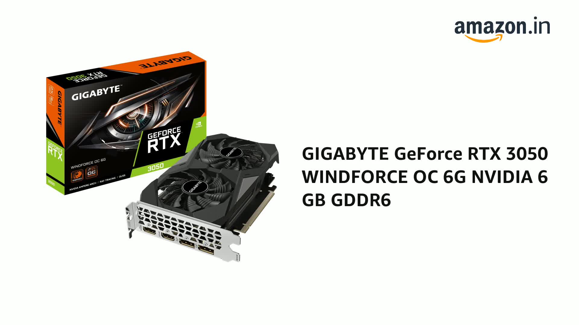 GIGABYTE GeForce RTX3050 OC LP 6GB