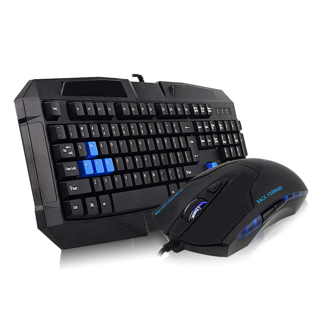 Buy Wired Fullsize USB Keyboard and Mouse Set,Double Injection Keycaps