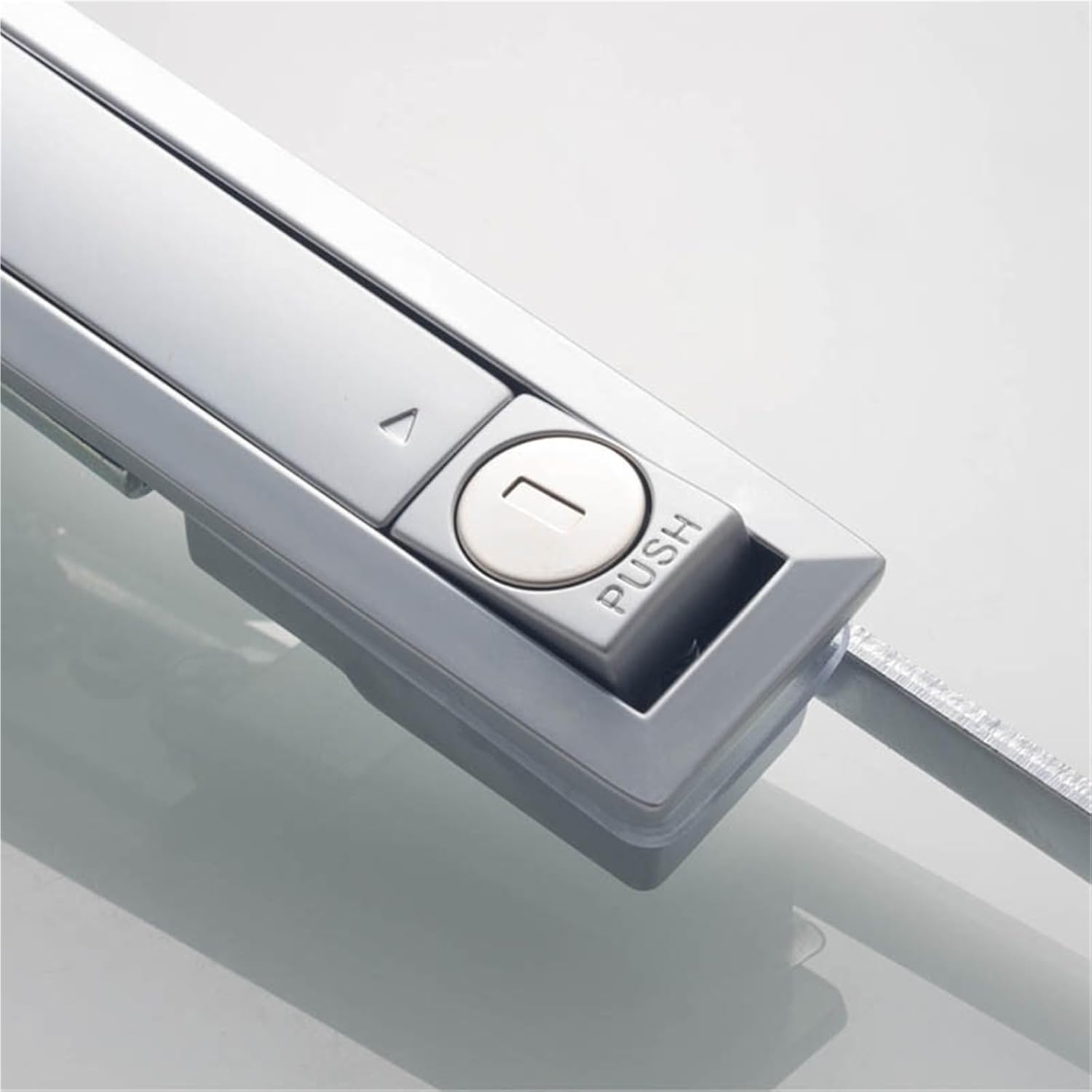 Connecting Rod Lock MS461 Three-Point Distribution Box Cabinet Door Switch 1Pcs(Ms461-2-1sandchrome)