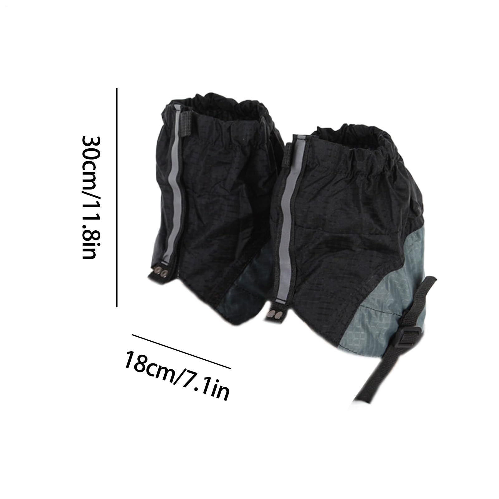 Polainas para Zapatos Senderismo Montaña Transpirables Ajustables Trekking Escalada Nieve