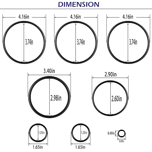 Miniatura 4 de Black R0502500 - Kit de sellado de juntas tóricas para Nature2, limpiador de desinfectante de agua, kit de reconstrucción de oring, fusión en