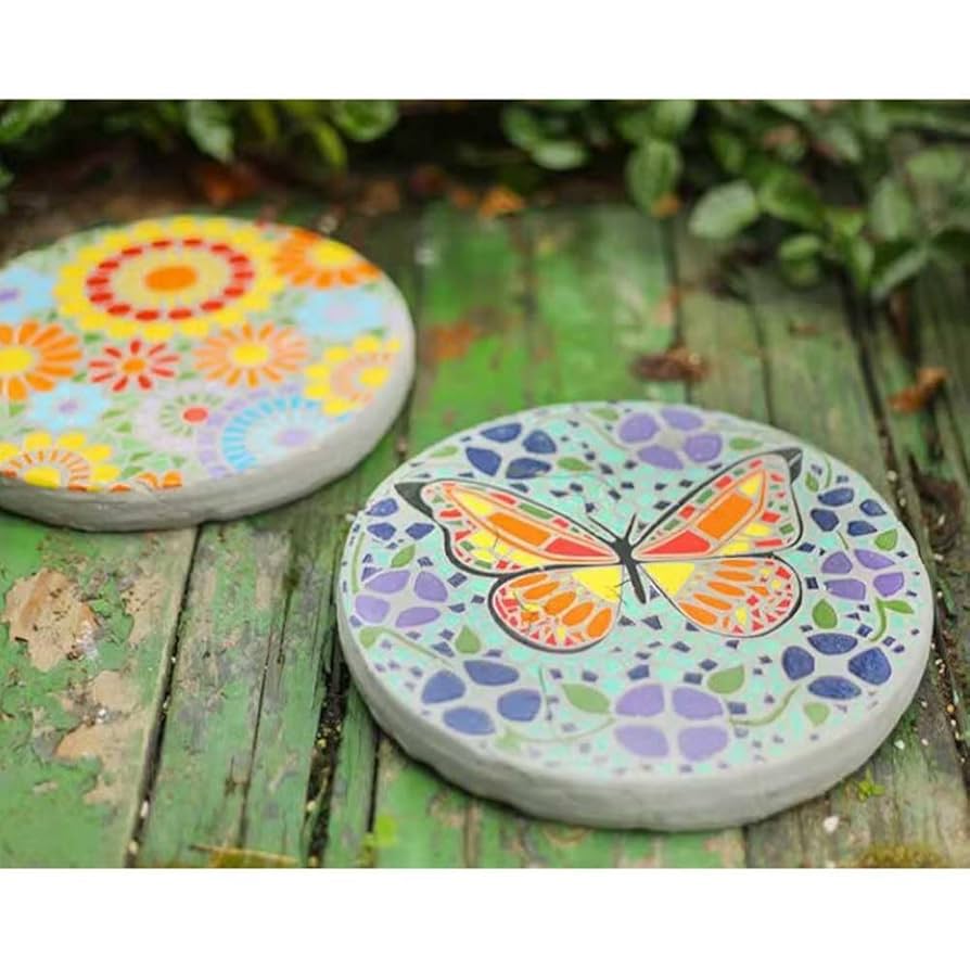 ヒロムネ　TRANSISTOR 9'6 STEPIN STONE Amazon.com: HSNCT Creative Mosaic Butterfly Stepping Stone