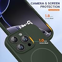 Vista 340 de Miracase Funda diseñada para iPhone 13 Pro Max con protector de pantalla, [forro de microfibra suave antiarañazos], funda protectora de silicona