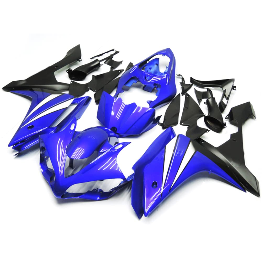 Motorcycle Fairings for Yamaha YZF R1 2007 2008 ABS Plastic Glossy Blue Black image 3
