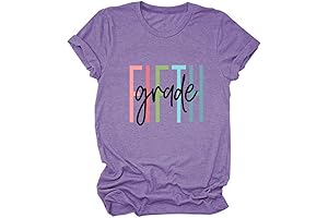 Fifth Grade Teacher Shirts | Retro Style 5th Grade Tee for Women...