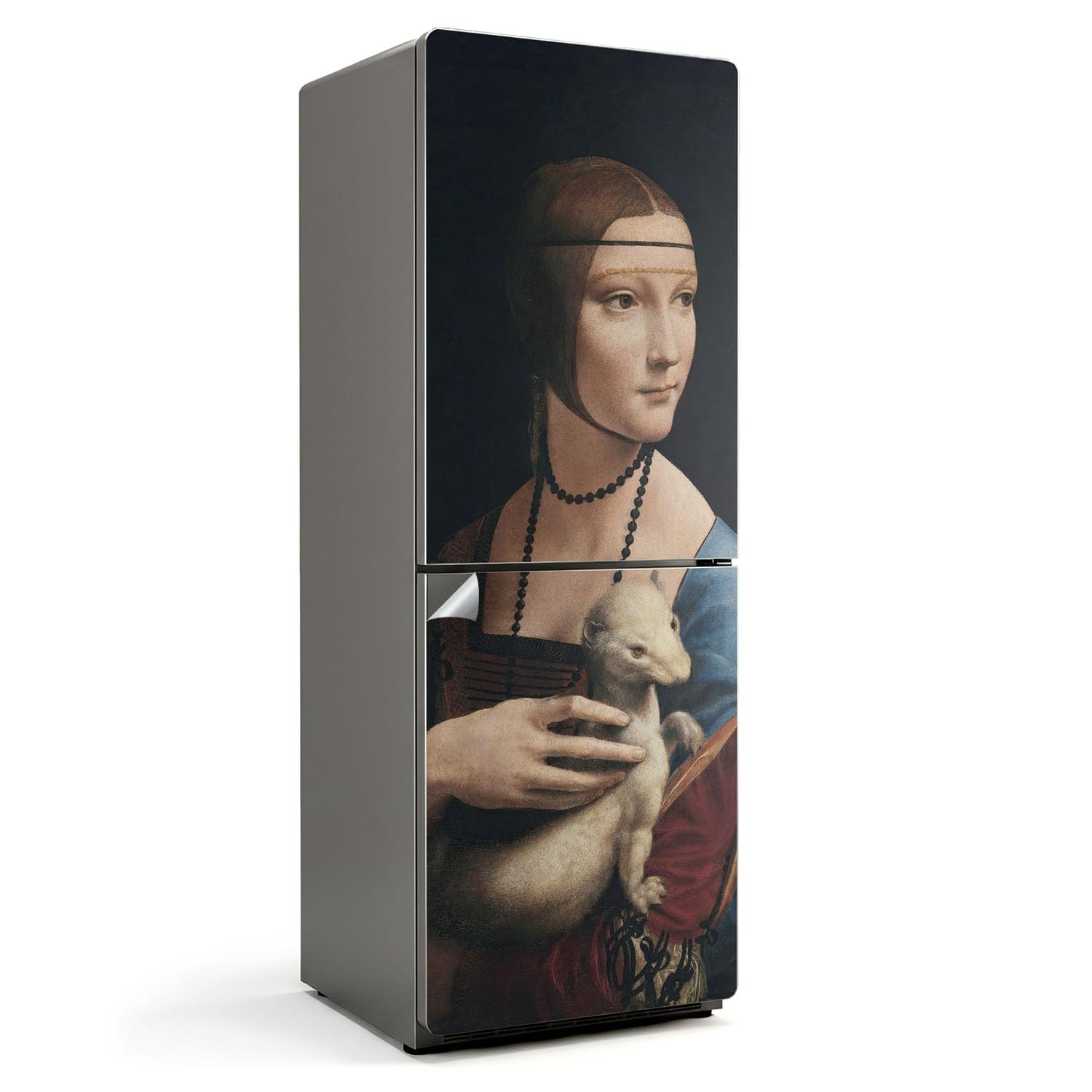Stickers pour réfrigérateur anti-rayures 70x190 cm décor artistique