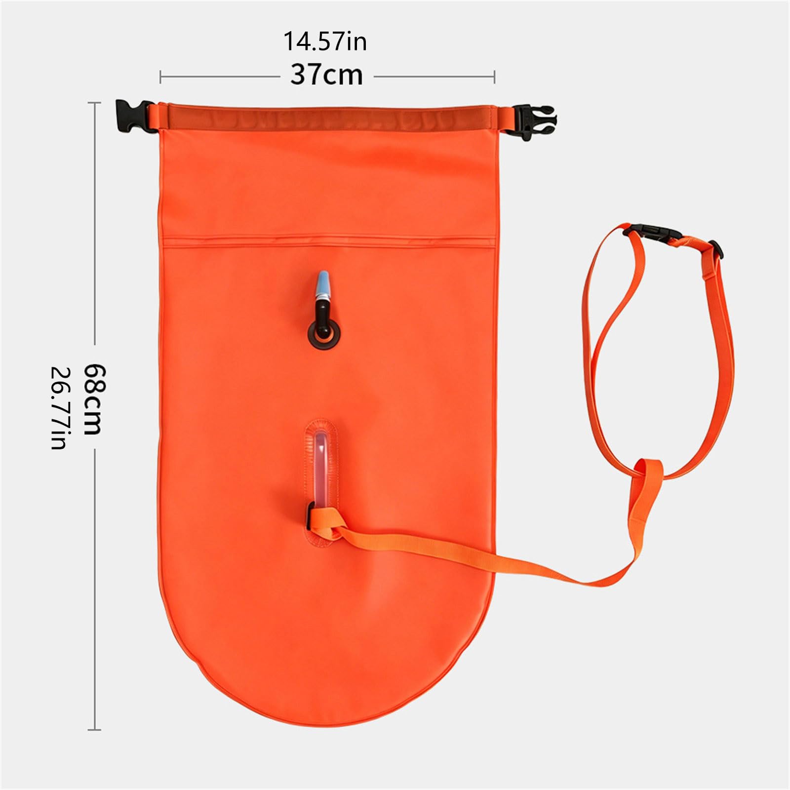 Bouée Gonflable pour nageurs avec Corps en PVC | Sangle à boucle supérieure et ouverture de gonflage pour les activités d ' entraînement en plein air