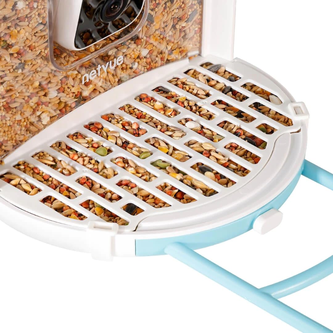Netvue by Birdfy Couvercle Anti-Diffusion pour caméra mangeoire à Oiseaux, Lot de 2 Protections Durable, Couvercle Anti-Diffusion pour Conserver Les graines d'oiseaux, Facile à Installer et à Nettoyer